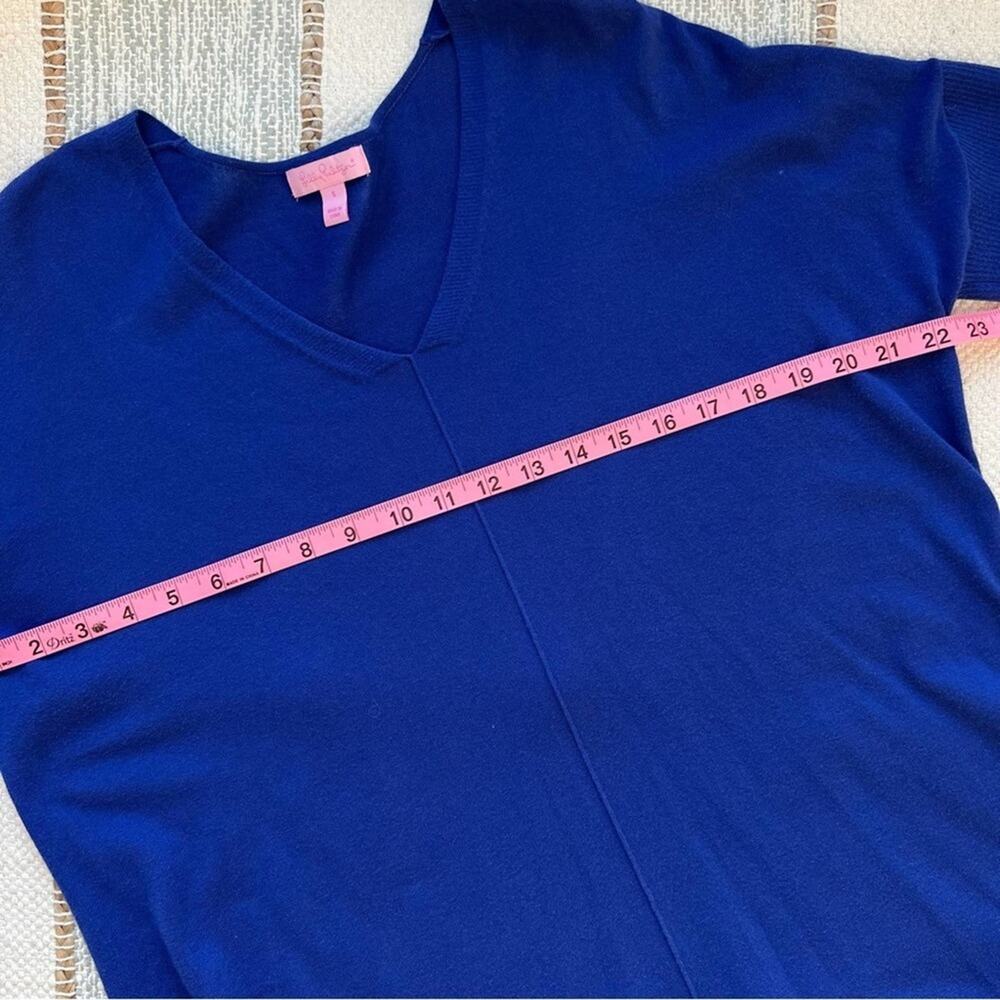 Lilly Pulitzer Martine Royal Blue Tassel Pullover Sweater Women’s Size Small - Picture 5 of 8